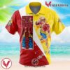 Monkey D. Luffy One Piece Hawaiian Button Up Shirt, Perfect Gifts For Anime Lovers - Vesles2014S