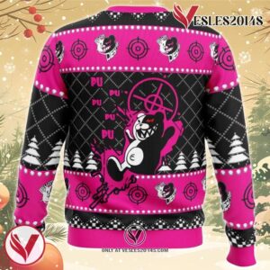 Monokuma Despair Danganronpa Ugly Christmas Sweater, Unique Christmas Gift For Fans - Vesles2014S 1
