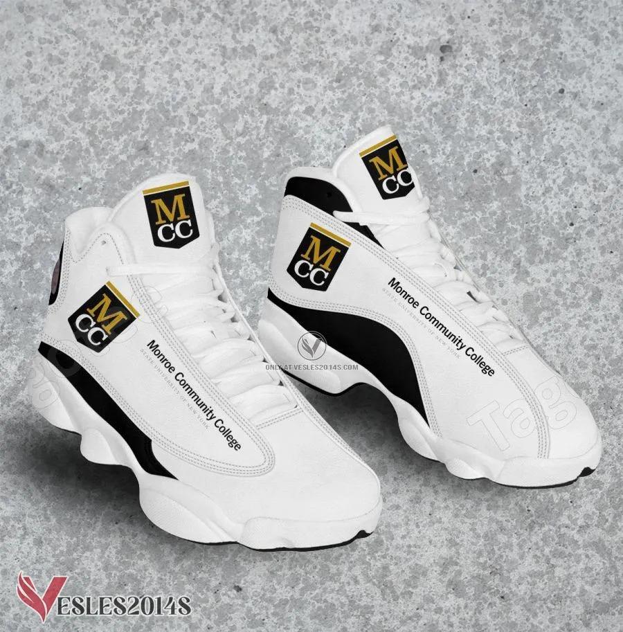 Monroe Community College Logo Air Jordan 13 Shoes, Best Sneaker Gifts For Fans - Vesles2014s