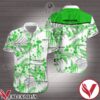 Monster Green Neon Tropical Flower White Hawaiian Shirt, Unique Gifts For Friends - Vesles2014S 1