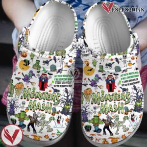 Monsters Mash Movie Crocs Crocband Clogs Shoes Comfortable For Men Women and Kids Style 2 - Vesles2014S