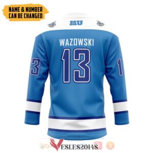 Monsters Uni Blue Ver Custom Hockey Jersey, Trending Gifts For Fans - Vesles2014s 1