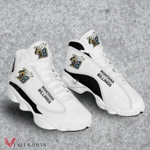 Montana State University Billings Logo Air Jordan 13 Shoes, Best Sneaker Gifts For Fans - Vesles2014s