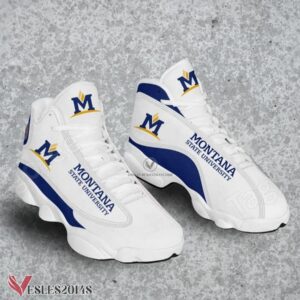 Montana State University Logo Air Jordan 13 Shoes, Best Sneaker Gifts For Fans - Vesles2014s