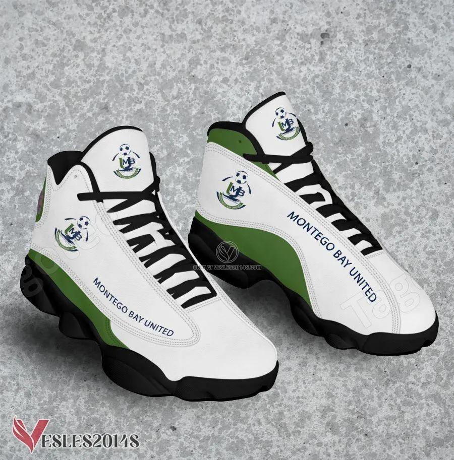 Montego Bay United Logo Air Jordan 13 Shoes, Best Sneaker Gifts For Fans - Vesles2014s 1