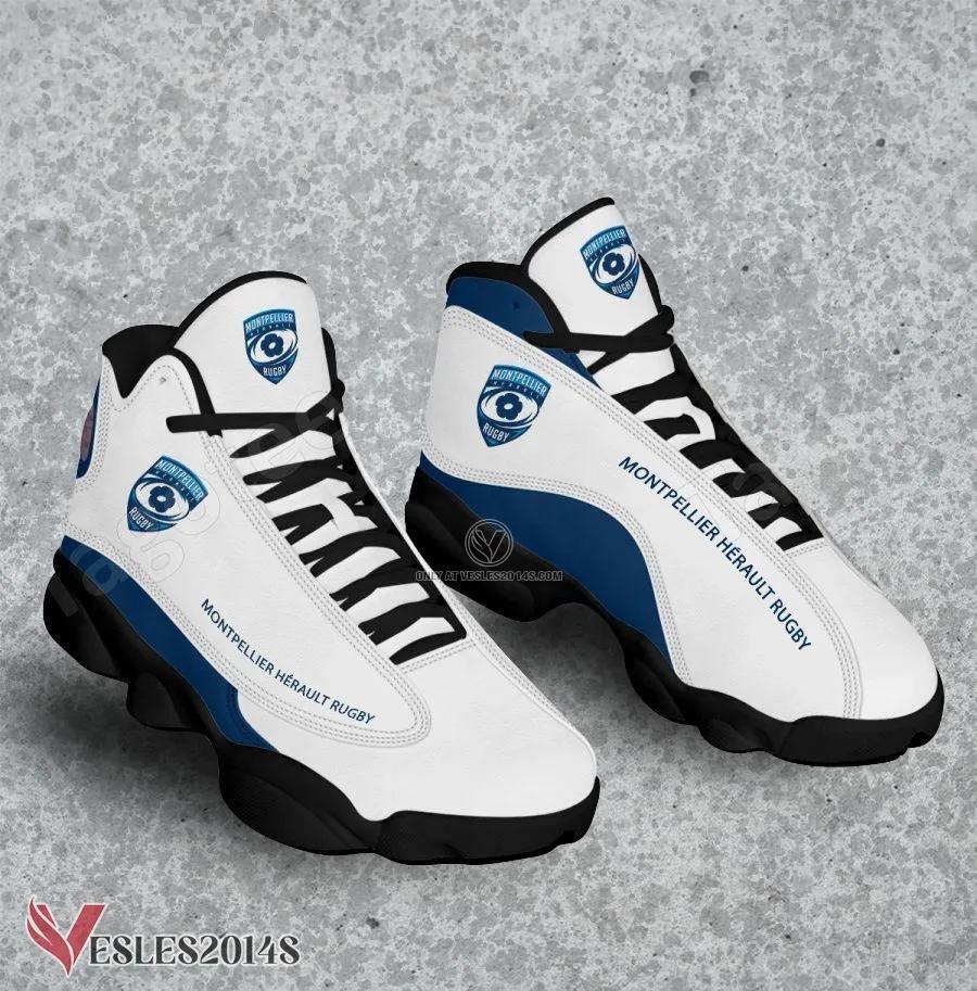 Montpellier Herault Rugby Logo Air Jordan 13 Shoes, Best Sneaker Gifts For Fans - Vesles2014s 1