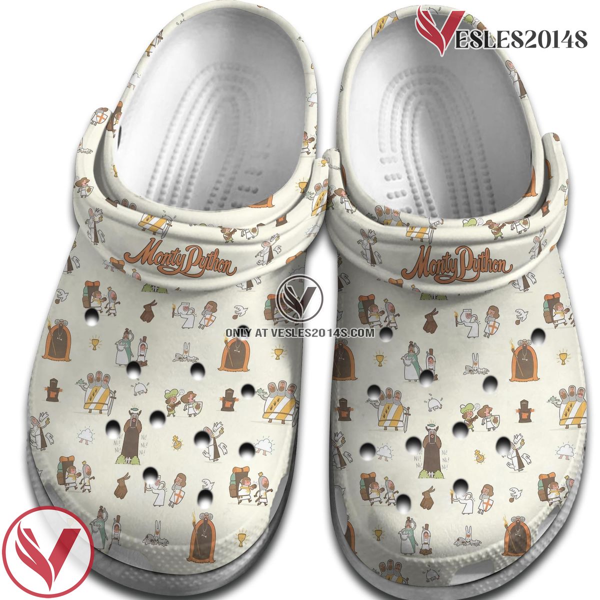 Monty Python Comedy Crocs Crocband Clogs Shoes Comfortable For Men Women and Kids, Unique Gift From Vesles2014S 2