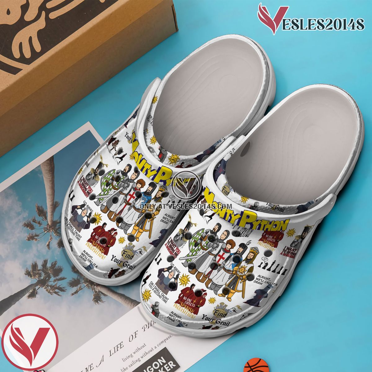 Monty Python Movie Crocs Crocband Clogs Shoes Comfortable For Men Women and Kids - Vesles2014S 2