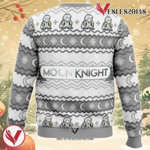 Moon Knight Ugly Christmas Sweater, Unique Christmas Gift For Fans - Vesles2014S 1