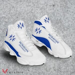 Moravian University Logo Air Jordan 13 Shoes, Best Sneaker Gifts For Fans - Vesles2014s