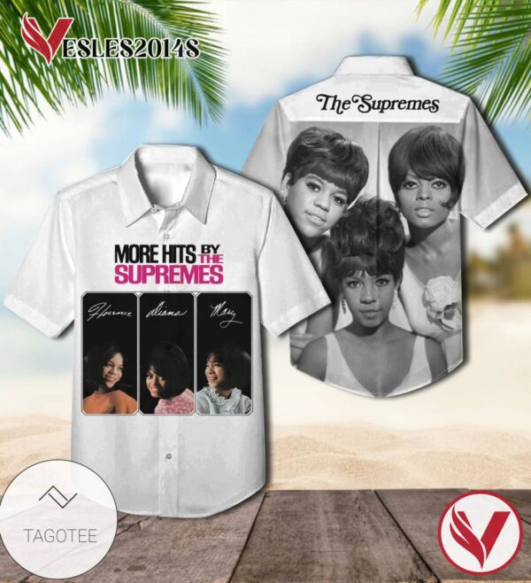More Hits By The Supremes Album Cover Hawaiian Shirt, Best Gift For Music Lovers Vesles2014S