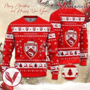 Morecambe F.C Sport Ugly Christmas Sweater, Unique Gifts For Fans - Vesles2014aS 1