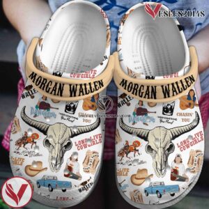 Morgan Wallen Music Crocs Crocband Clogs Shoes, Unique Gifts For Fans Style 11 - Vesles2014S