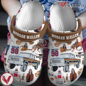 Morgan Wallen Music Crocs Crocband Clogs Shoes, Unique Gifts For Fans Style 17 - Vesles2014S