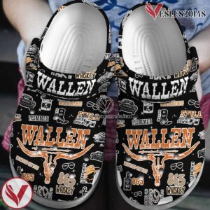 Morgan Wallen Music Crocs Crocband Clogs Shoes, Unique Gifts For Fans Style 9 - Vesles2014S