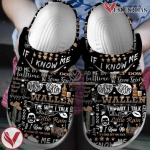 Morgan Wallen Music if i know me Crocs Crocband Clogs Shoes, Unique Gifts For Fans Style 1 - Vesles2014S