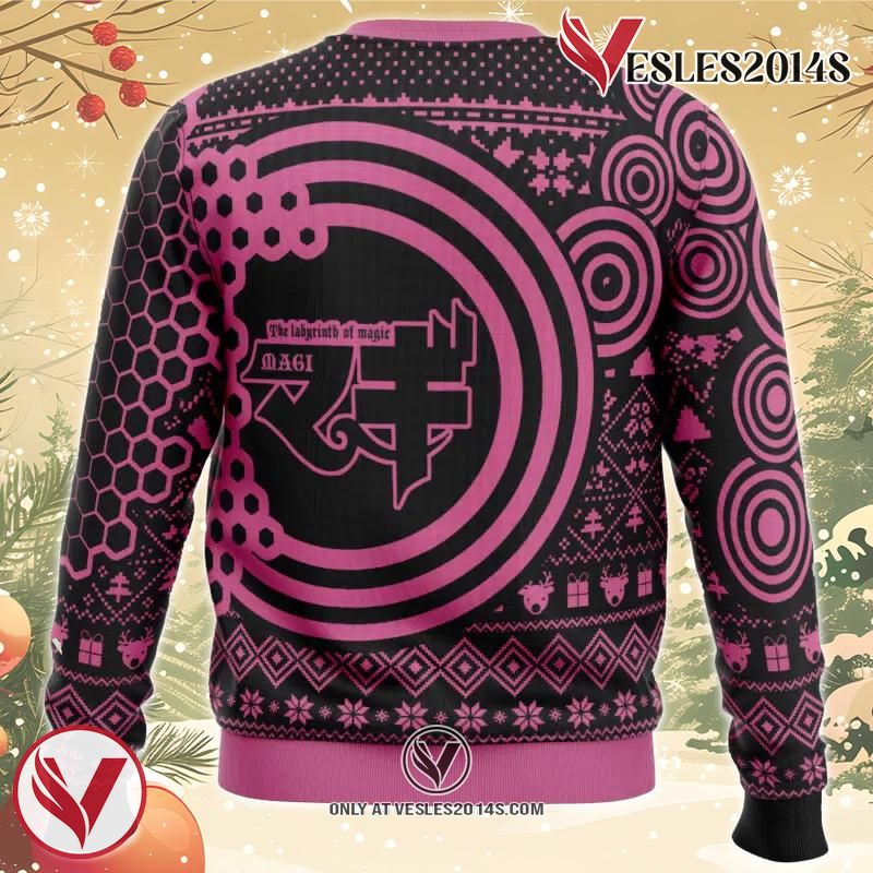 Morgiana Magi The Labyrinth of Magic Ugly Christmas Sweater, Unique Christmas Gift For Fans - Vesles2014S 1