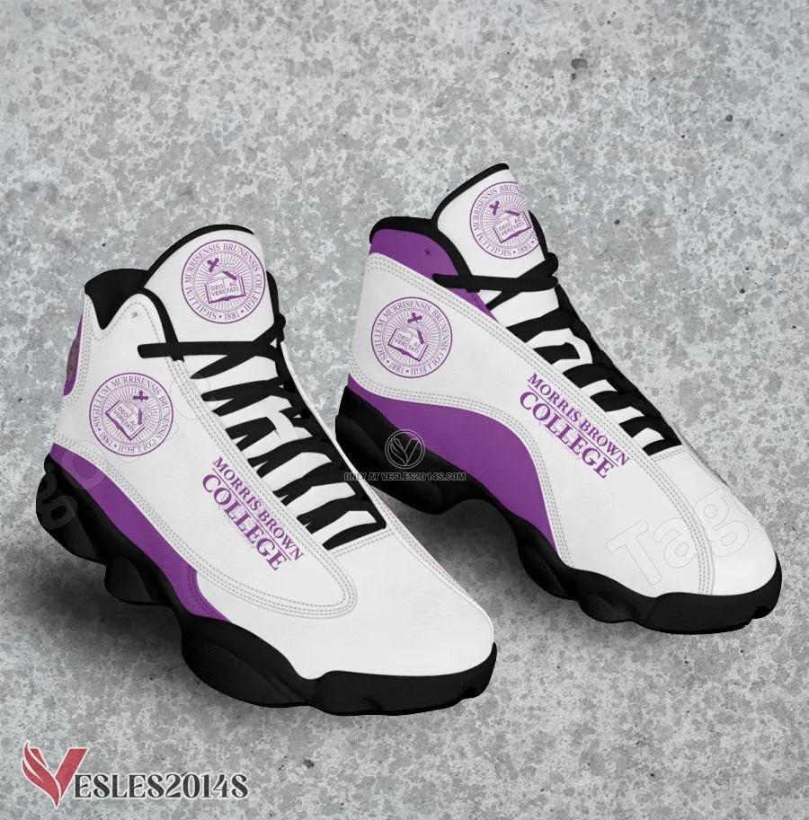 Morris Brown College Logo Air Jordan 13 Shoes, Best Sneaker Gifts For Fans - Vesles2014s 1