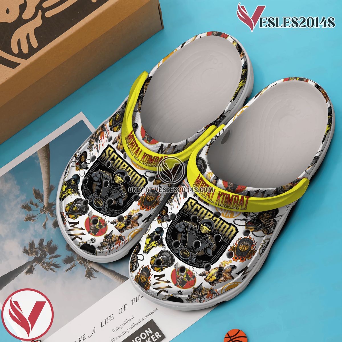 Mortal Kombat Game Crocs Crocband Clogs Shoes Comfortable For Men Women and Kids, Unique Gift From Vesles2014S 2