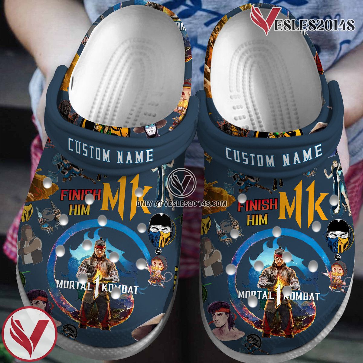 Mortal Kombat Game Crocs Crocband Shoes Clogs For Men Women and Kids, Unique Gift From Vesles2014S