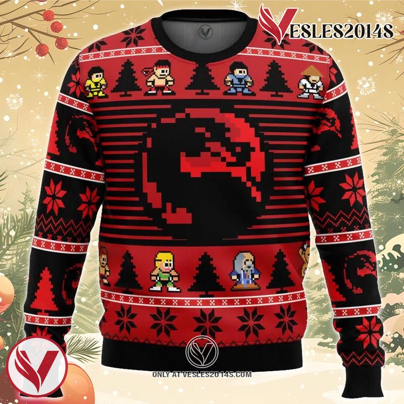 Mortal Kombat Ugly Christmas Sweater, Unique Christmas Gift For Fans - Vesles2014S