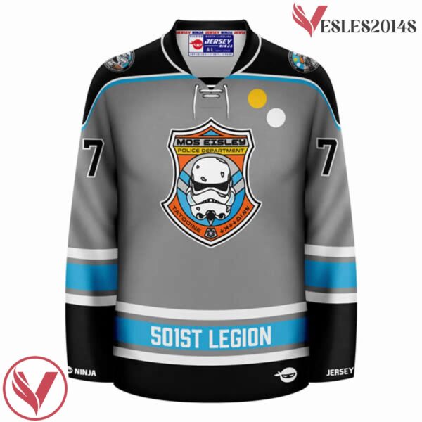 Mos Eisley Police Department Foot Patrol 7 Hockey Jersey - Vesles2014S 2