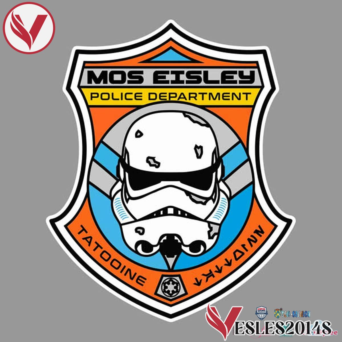 Mos Eisley Police Department Foot Patrol Personalized Hockey Jersey, Trending Gifts For Fans - Vesles2014s