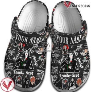 Mother Day morticia addams Crocs Crocband Clogs Shoes Comfortable For Men Women and Kids Style 1, Unique Gift From Vesles2014S 2
