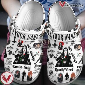 Mother Day morticia addams Crocs Crocband Clogs Shoes Comfortable For Men Women and Kids Style 2, Unique Gift From  Vesles2014S