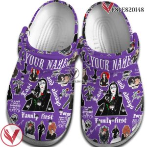 Mother Day morticia addams Crocs Crocband Clogs Shoes Comfortable For Men Women and Kids Style 4, Unique Gift From Vesles2014S 2