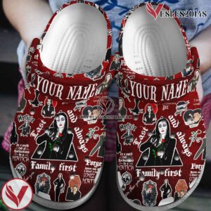 Mother Day morticia addams Crocs Crocband Clogs Shoes Comfortable For Men Women and Kids Style 5, Unique Gift From  Vesles2014S