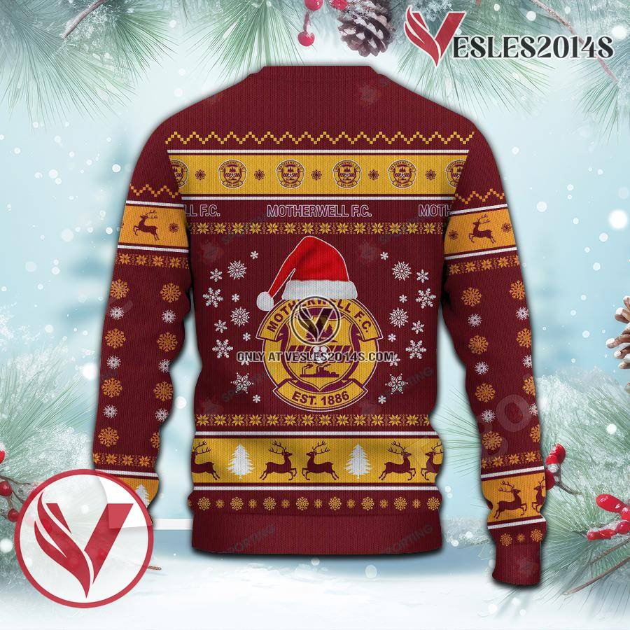 Motherwell F.C. Sport Ugly Christmas Sweater, Unique Gifts For Fans - Vesles2014aS 3