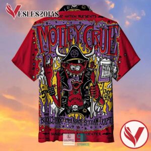 Motley Crue Casual Hawaiian Shirt, Best Gifts For Summer Vesles2014S 2
