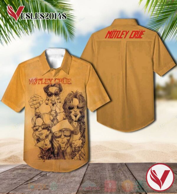 Motley Crue Greatest Hits Album Hawaiian Shirt, Best Gift For Music Lovers Vesles2014S