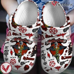 Motley Crue Rock Band Music Crocs Crocband Clogs Shoes, Unique Gifts For Fans - Vesles2014S