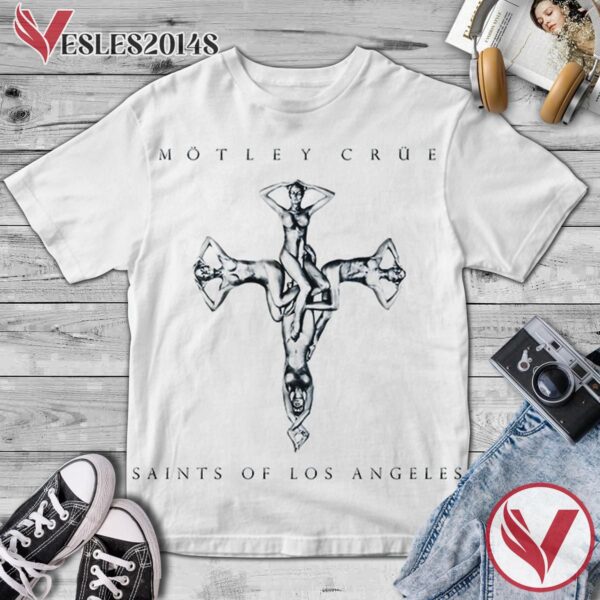 Motley Crue Saints Of Los Angeles Album Cover Shirt, Perfect Gifts For Music Lovers - Vesles2014S