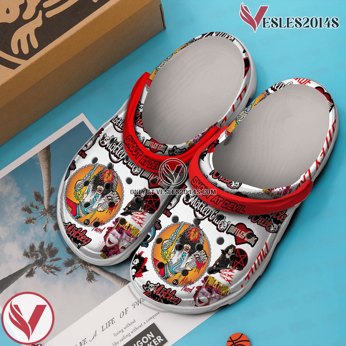 Motley Crue Shout At The Devil Music Crocs Crocband Clogs Shoes, Unique Gifts For Fans - Vesles2014S 4