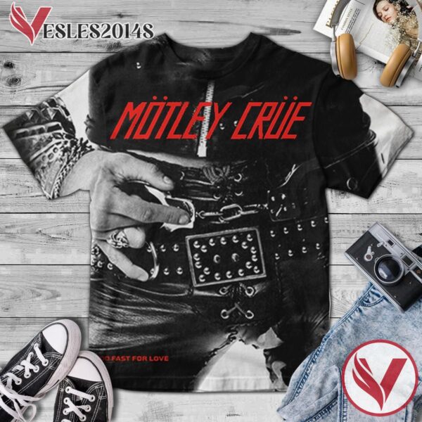 Motley Crue Too Fast For Love Album Cover Shirt, Perfect Gifts For Music Lovers - Vesles2014S