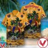 Motorhead Parrot Flowers Hawaiian Shirt, Unique Gifts For Friends - Vesles2014S 1