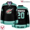 Mountain Dew Baja Blast Black Hockey Jersey - Vesles2014S
