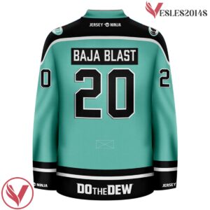 Mountain Dew Baja Blast Teal Hockey Jersey - Vesles2014S 3