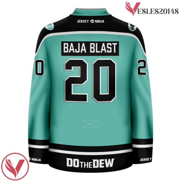 Mountain Dew Baja Blast Teal Hockey Jersey - Vesles2014S 3