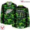 Mountain Dew Charged Camo Hockey Jersey - Vesles2014S