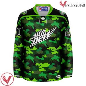 Mountain Dew Charged Camo Hockey Jersey - Vesles2014S 2