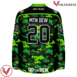 Mountain Dew Charged Camo Hockey Jersey - Vesles2014S 3