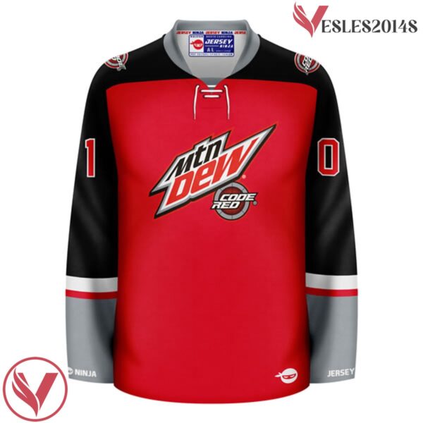 Mountain Dew Code Red 2.0 Hockey Jersey - Vesles2014S 2