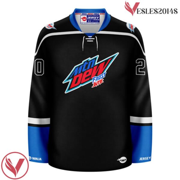 Mountain Dew Frost Bite Blackout Hockey Jersey - Vesles2014S 2