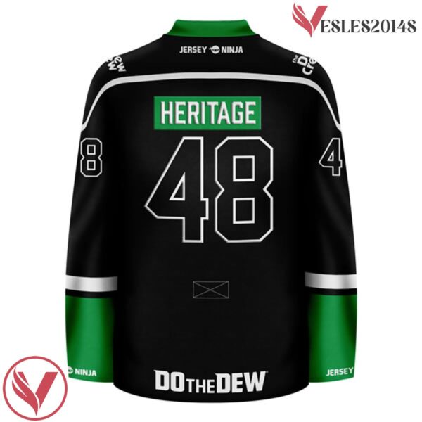 Mountain Dew Heritage Logo Blackout Hockey Jersey - Vesles2014S 3