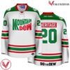 Mountain Dew Heritage Logo White Hockey Jersey - Vesles2014S