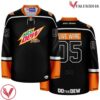 Mountain Dew Live Wire Blackout Hockey Jersey - Vesles2014S